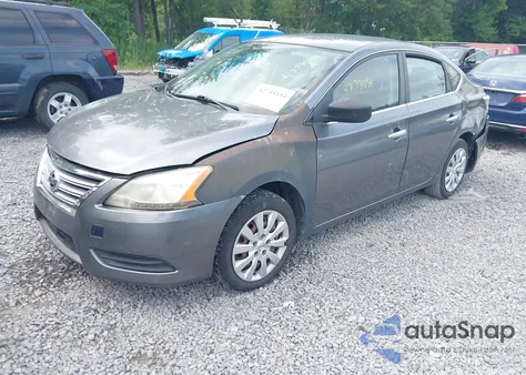 2015 Nissan Sentra S z USA, uszkodzony, nr VIN 3N1AB7APXFY344102